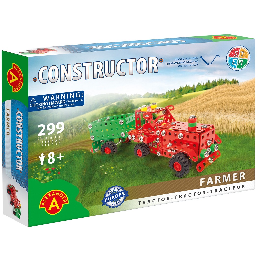 Trattore Constructor Farmer Alexander Toys Set da costruzione
