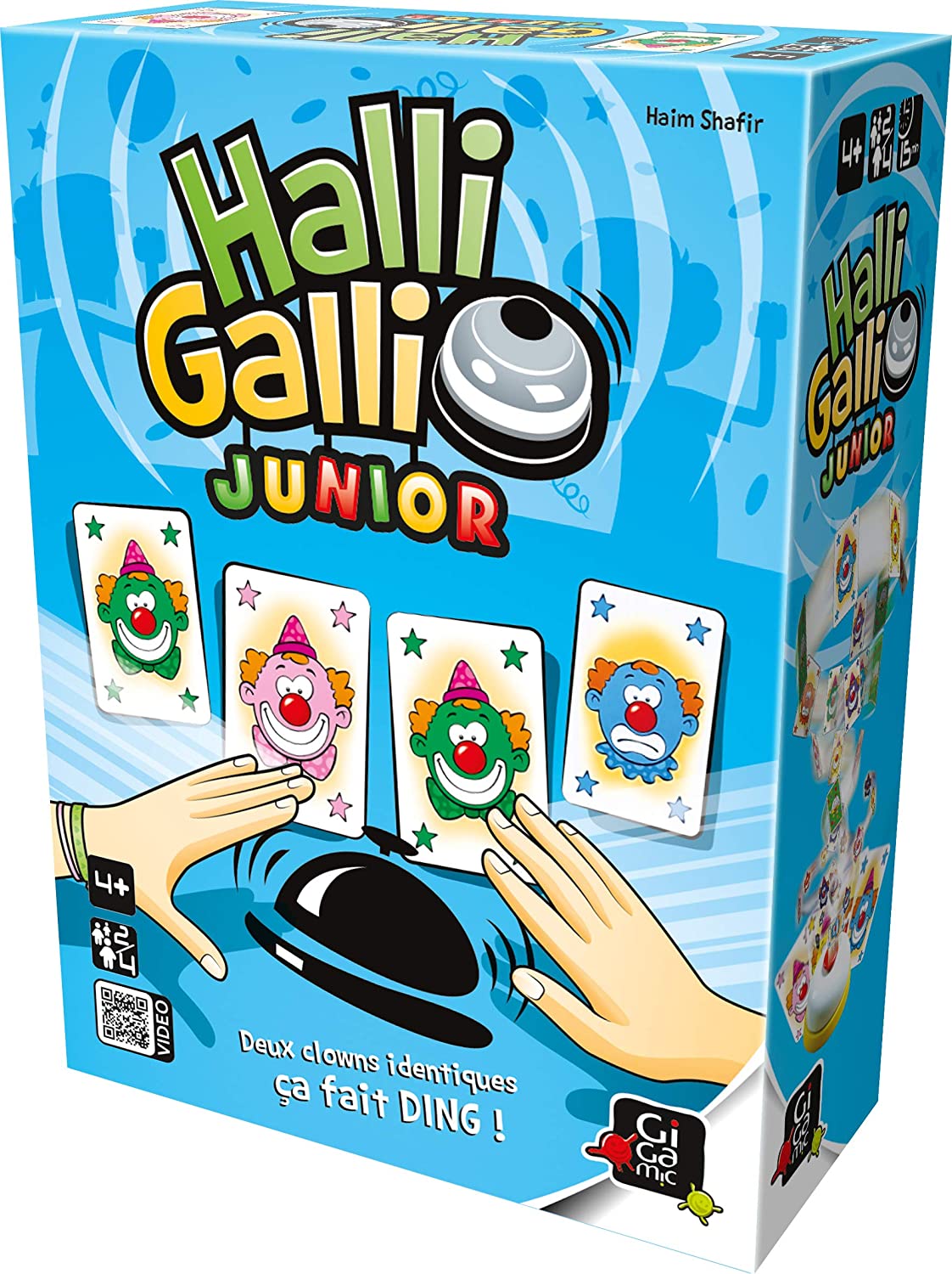 Halli Galli Junior, il famoso gioco di carte con campanello di GIGAMIC
