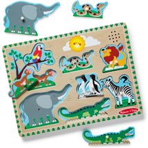 Puzzle sonoro con animali dello zoo MD00727 Melissa & Doug 1