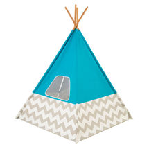 Tipi - turchese con chevron grigio e bianco KI00223-4337 Kidkraft 1