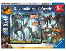 Puzzle T-Rex Jurassic World 3x49 pz RAV056569 Ravensburger 1
