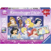 Puzzle Principesse Disney 2x24pcs RAV-08872 Ravensburger 1