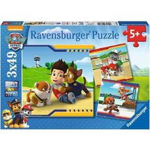 Puzzle Eroi della Paw Patrol 3x49 pcs RAV-09369 Ravensburger 1