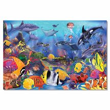 Puzzle gigante dei fondali marini MD10427 Melissa & Doug 1