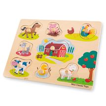 Puzzle fattoria 8 pezzi NCT10430 New Classic Toys 1