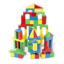 100 blocchi di legno MD10481 Melissa & Doug 1