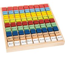 Tavola delle moltiplicazioni colorata LE11163 Small foot company 1