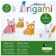 Coloring Origami - Volpe FR-11382 Fridolin 1