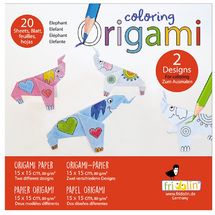 Coloring Origami - Elefante FR-11386 Fridolin 1