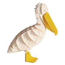 Modello 3D in carta Pellicano FRI-11657 Fridolin 1