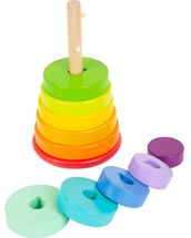 Torre da accatastare Gioco ad incastro Arcobaleno LE11794 Small foot company 1