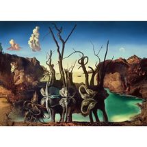 Puzzle Cigni che riflettono elefanti 1000 pezzi RAV12000193 Ravensburger 1