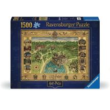 Puzzle Mappa di Hogwarts 1500 pezzi RAV-12000720 Ravensburger 1
