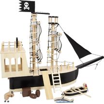 Nave pirata nera LE12411 Plan Toys 1