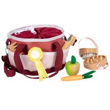 Kit per la cura del cavallo rosso LE12705 Small Foot company 1