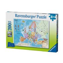 Puzzle Mappa dell'Europa 200 pezzi RAV128419 Ravensburger 1