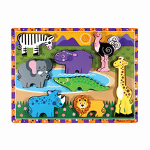 Puzzle a pezzi Safari MD13722 Melissa & Doug 1