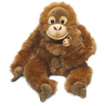 Peluche Orangutan con bambino 25 cm WWF-15191007 WWF 1