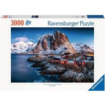 Puzzle Hamnoy Isole Lofoten 3000 pezzi RAV17081 Ravensburger 1