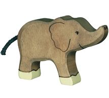 Statuetta di piccolo elefante HZ-80537 Holztiger 1