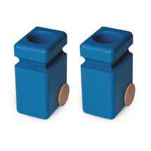 Set di due bidoni della spazzatura blu FA-2083 Fagus 1