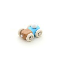 Mini auto in legno massello blu V2317B Vilac 1