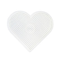 Grande placca a cuore con perline in plastica Midi bianca HAMA-233 Hama 1