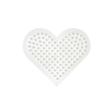 Piccola placca a cuore con perline in plastica Midi bianca HAMA-236 Hama 1
