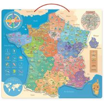 Mappa didattica magnetica della Francia V2589 Vilac 1