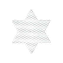 Piatto stella grande bianco con perline di plastica Midi HAMA-269 Hama 1