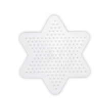 Piatto piccola stella bianca perle di plastica Midi HAMA-270 Hama 1