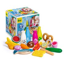 Big Box Junior - 20 alimenti in legno ER28026 Erzi 1