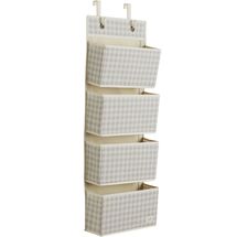 Organizzatore da porta con quadretti beige EFK-107-015-007 3 Sprouts 1