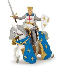 Saint Louis Figurine e il suo cavallo PA39841-4013 Papo 1