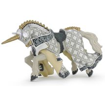 Cresta dell'unicorno del maestro delle armi del cavallo PA39916-2873 Papo 1