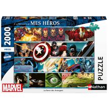 Puzzle La forza degli Avengers 2000 pezzi N12001547 Nathan 1