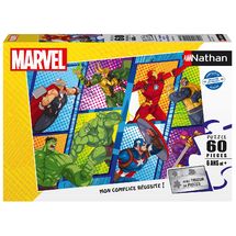 Puzzle I Avengers contro i Cattivi 60 pezzi N12004147 Nathan 1