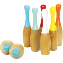 Birilli da bowling bicolore V4033G Vilac 1