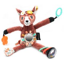 Peluche attività di viaggio Mélimélos il cervo DE42131 Les Déglingos 1