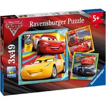 Puzzle Cars Le leggende della pista 3x49 pcs RAV08015 Ravensburger 1