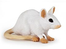 Figurina di topo bianco PA50222 Papo 1