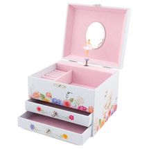 Portagioie musicale Ballerina con 2 cassetti UL5088 Ulysse 1