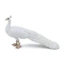 Figurina di pavone bianco PA-51192 Papo 1