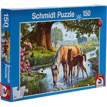 Puzzle Cavalli nel ruscello 150 pezzi S-56161 Schmidt Spiele 1