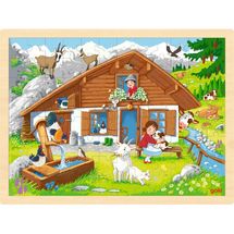 Puzzle Sull'alpeggio GK57381 Goki 1