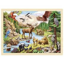 Puzzle degli animali nordamericani GK57409 Goki 1
