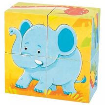 Cube puzzle animali selvaggi GK57434 Goki 1