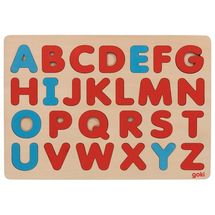 Puzzle dell'alfabeto, metodo Montessori GK57453 Goki 1