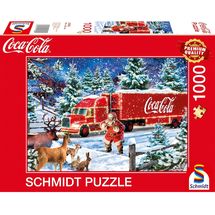 Puzzle Camion di Natale Coca Cola 1000 pezzi S-57598 Schmidt Spiele 1