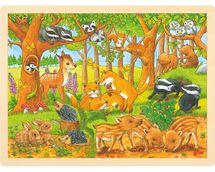 Puzzle animali della foresta GK57734 Goki 1